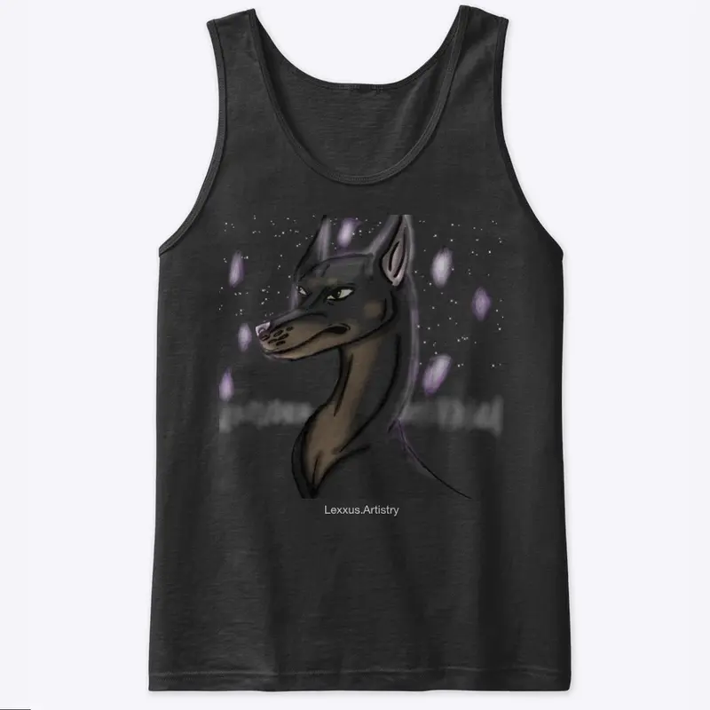 “Amethyst Dobie” Men’s tank